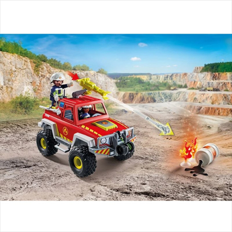 Product image: Playmobil 71824 action heroes - firefighting truck, , medium-null