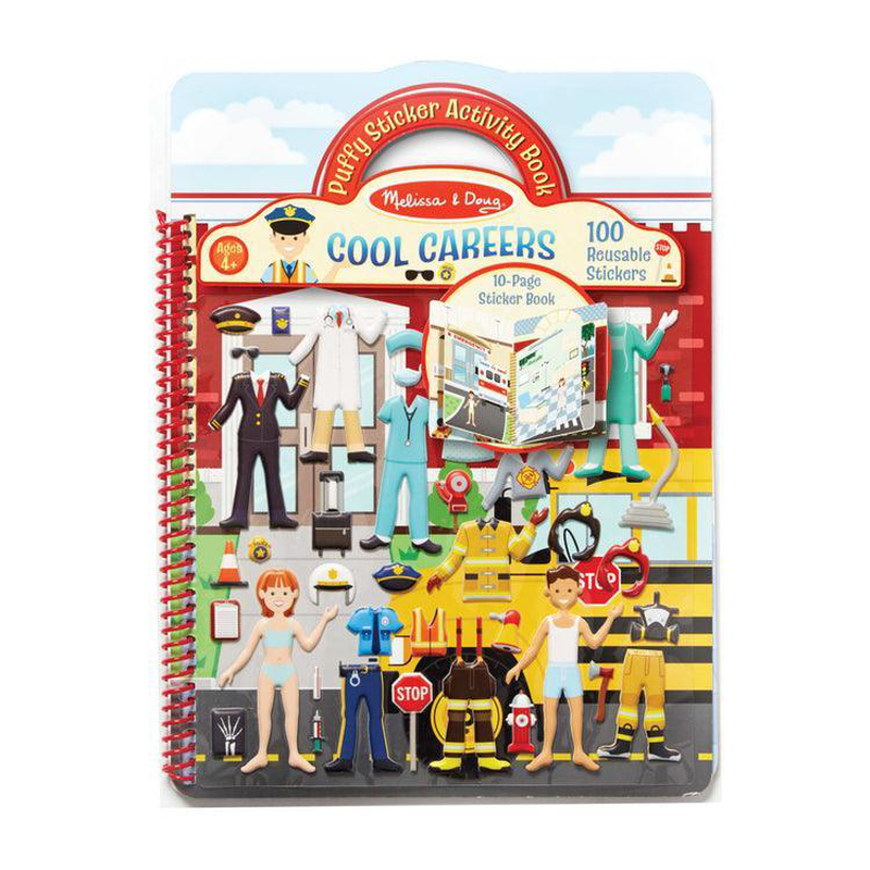 Product image: Melissa & doug puffy sticker activity book - cool careers, , medium-null
