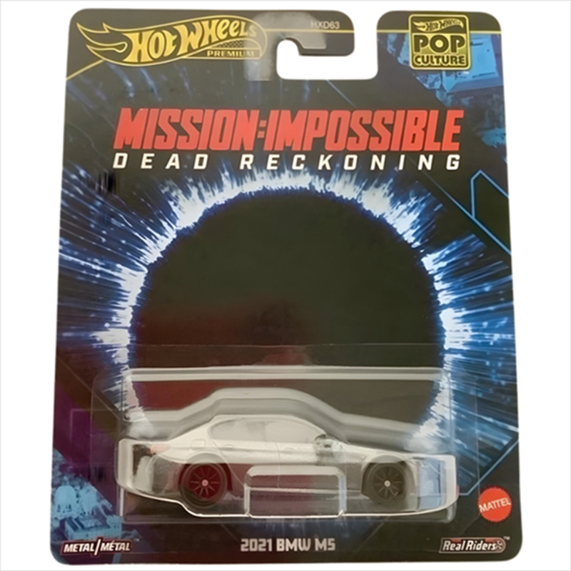 Hotwheels 1/64 pop culture entertainment - mission ipmossible - 2021 bmw m5 jbl58, , medium-null