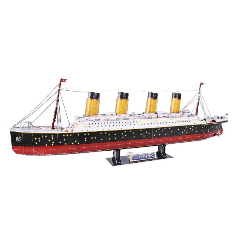 Cubic fun 3d puzzle puzzle titanic led 2010328, , medium-null