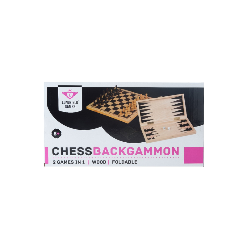 Chess/backgammon in foldable case - king 60mm, , medium-null