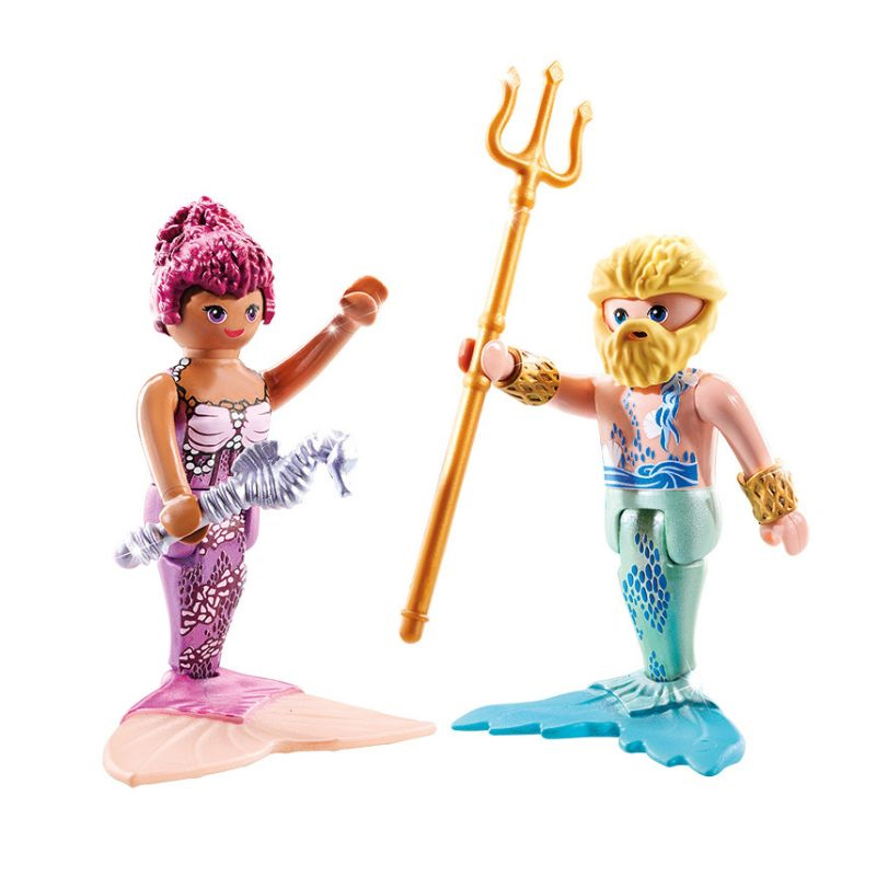 Product image: Playmobil 71799 duo pack - mermaid and triton, , medium-null