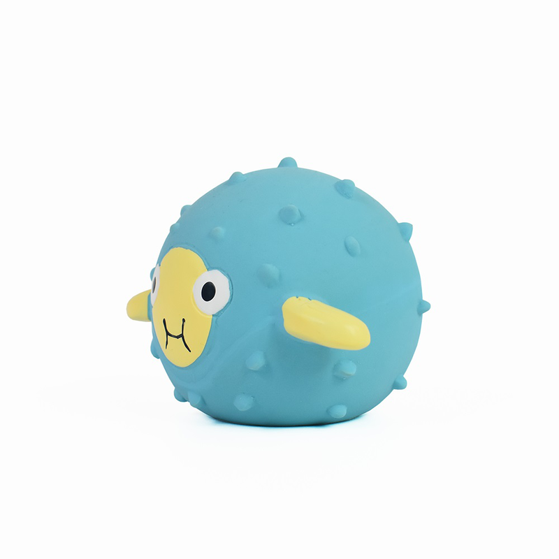 Splash puffer fish latex pool toy blue, , medium image number null