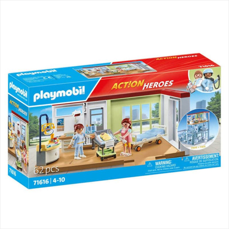 Product image: Playmobil 71616 action heroes - obstetrics clinic, , medium-null