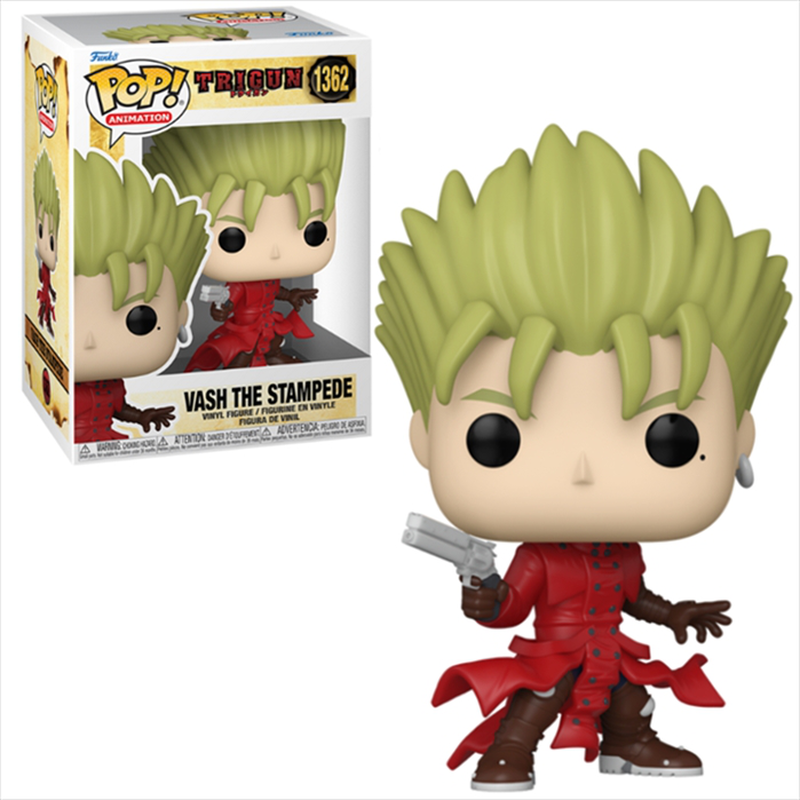 Funko pop! Animation: trigun s1 - vash the stampede* #1362 vinyl figure, , medium-null