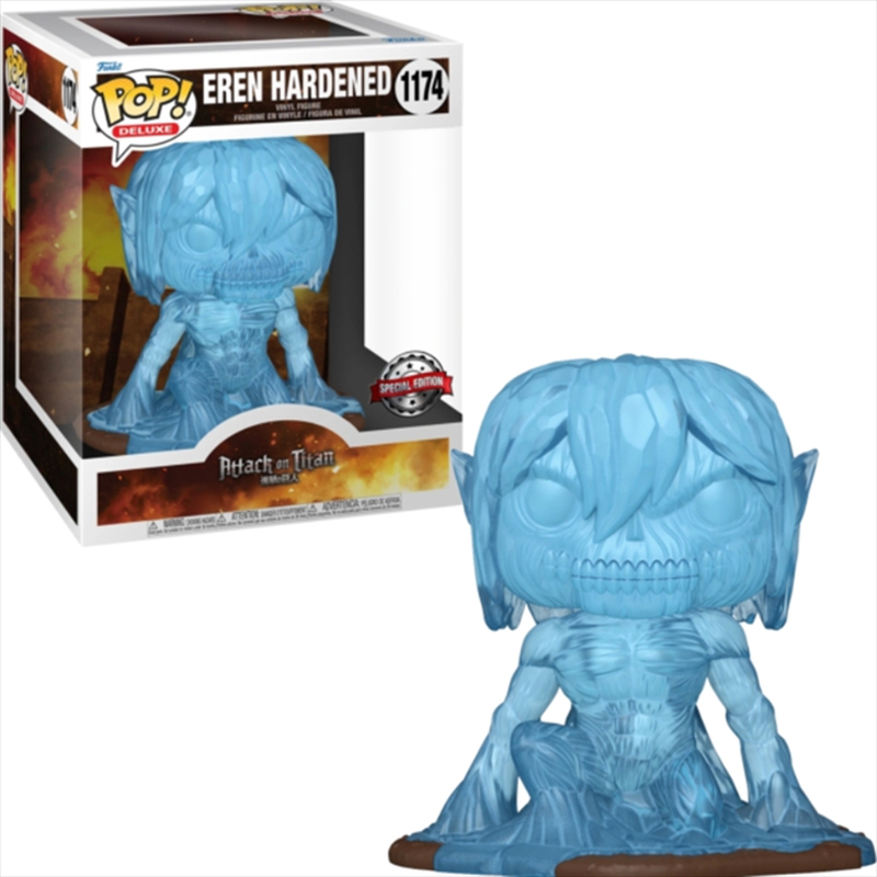 Product image: Funko pop! Deluxe: attack on titan s3 - eren hardened special edition #1174 vinyl figure, , medium-null