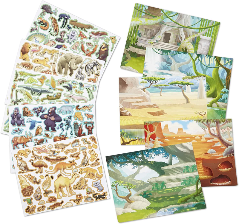 Melissa & doug reusable sticker pad bundle (3 books), , medium image number null
