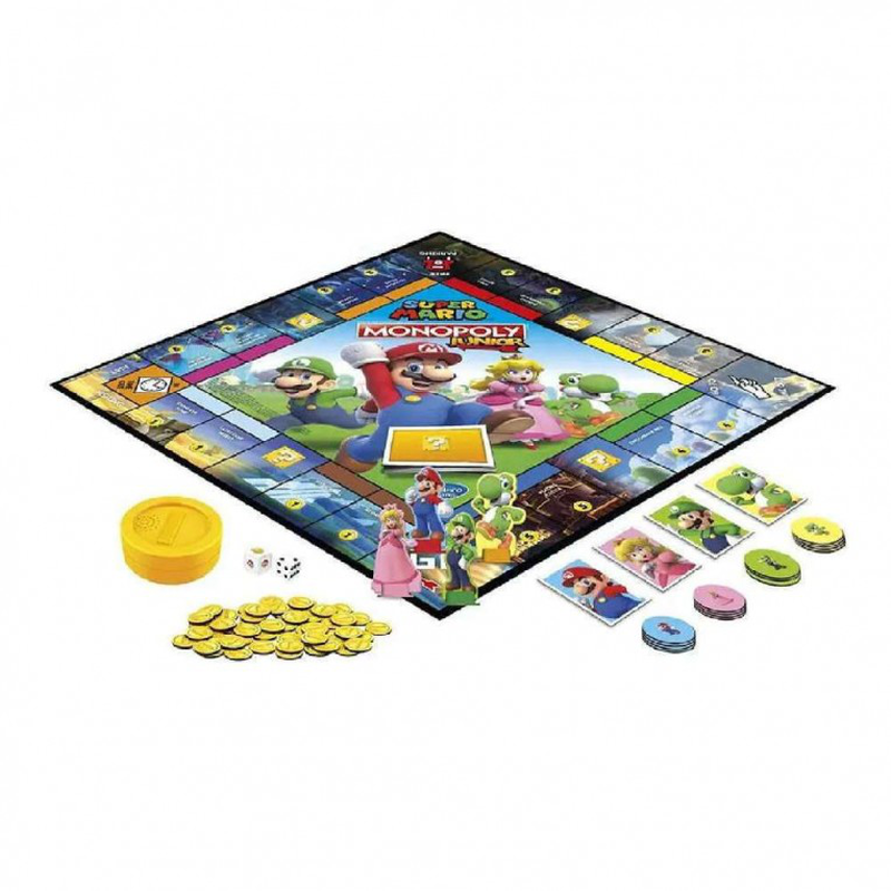 Product image: Hasbro monopoly junior super mario f4817 5y+ greek version, , medium-null