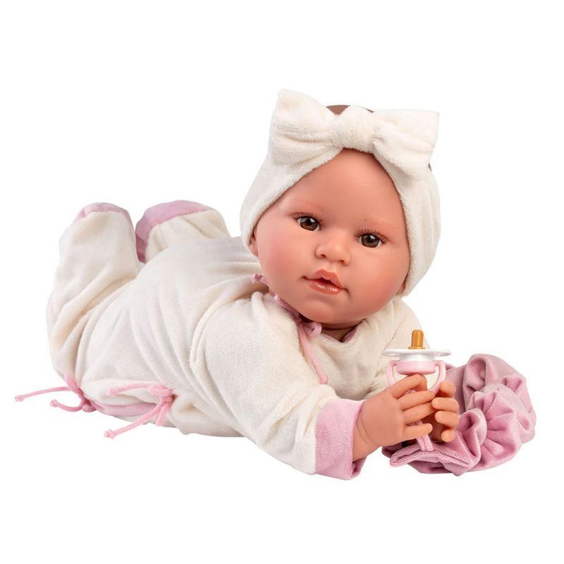 Llorens baby leo lloron - crying doll with baby sounds 45cm 74512, , medium-null