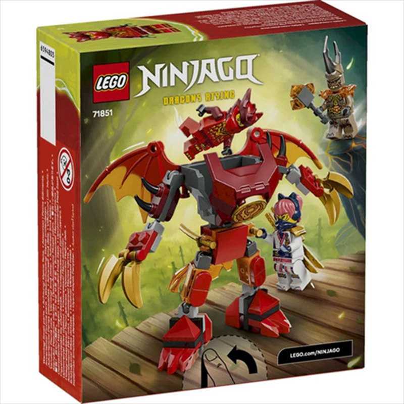 Lego 71851 ninjago - kais dragon mech battle pack, , medium-null