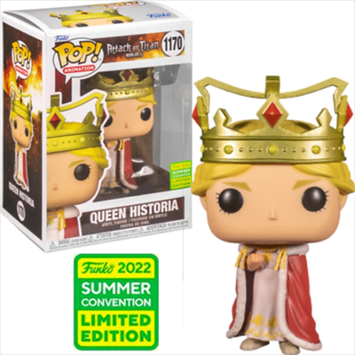 Funko pop! Animation: attack on titan - queen historia convention limited edition #1170 vinyl figure, , medium