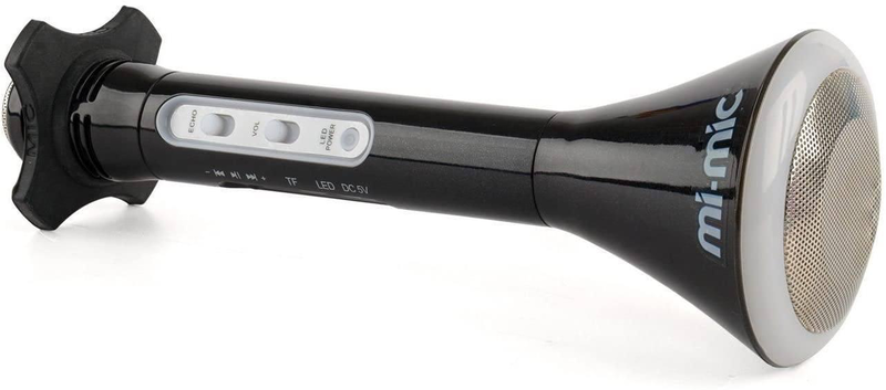 Product image: Mi-mic karaoke microphone speaker with wireless bluetooth and led lights, black, , medium-null