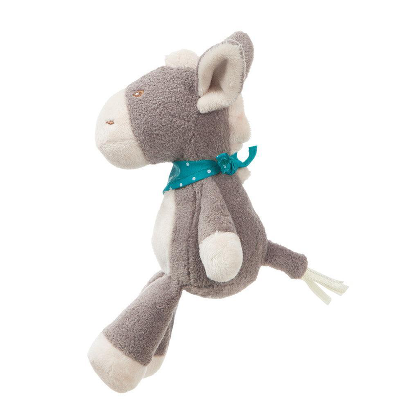 Aurora 60894 dippity donkey baby rattle 8-inch soft toy, , medium image number null