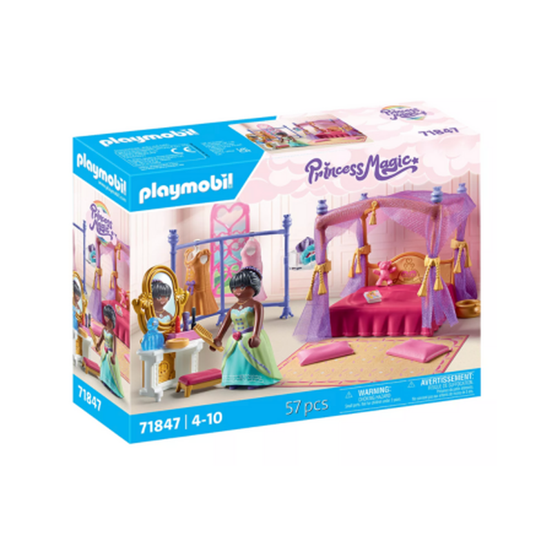 Playmobil princess magic - bedroom with dressing room 4y+ (71847), , medium-null