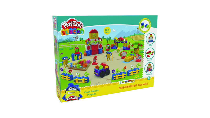 Play-doh blocks farm blocks playset bld 3406, , medium-null