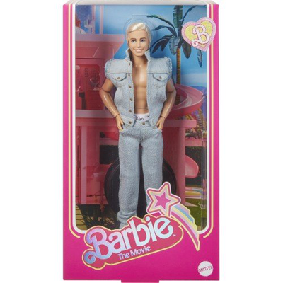 Mattel barbie the movie collectible doll ryan gosling as ken in denim matching set, , medium