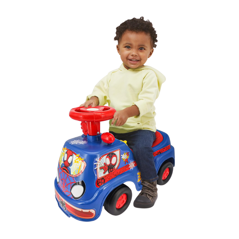 Kiddieland spidey racer my first activity lights & sounds ride-on - 12m+, , medium image number null