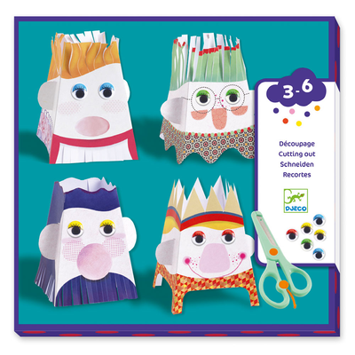 Djeco young children - cutting out snip snip, characters, , medium
