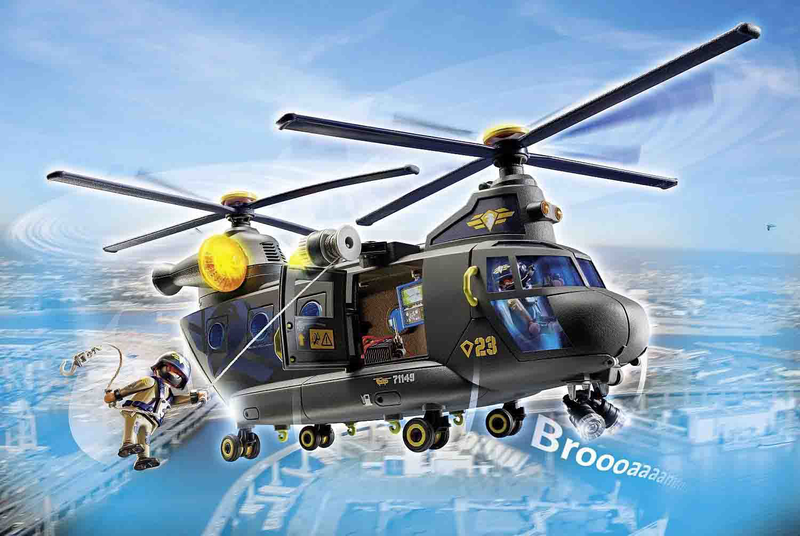 Playmobil tactical police: large helicopter, , medium-null