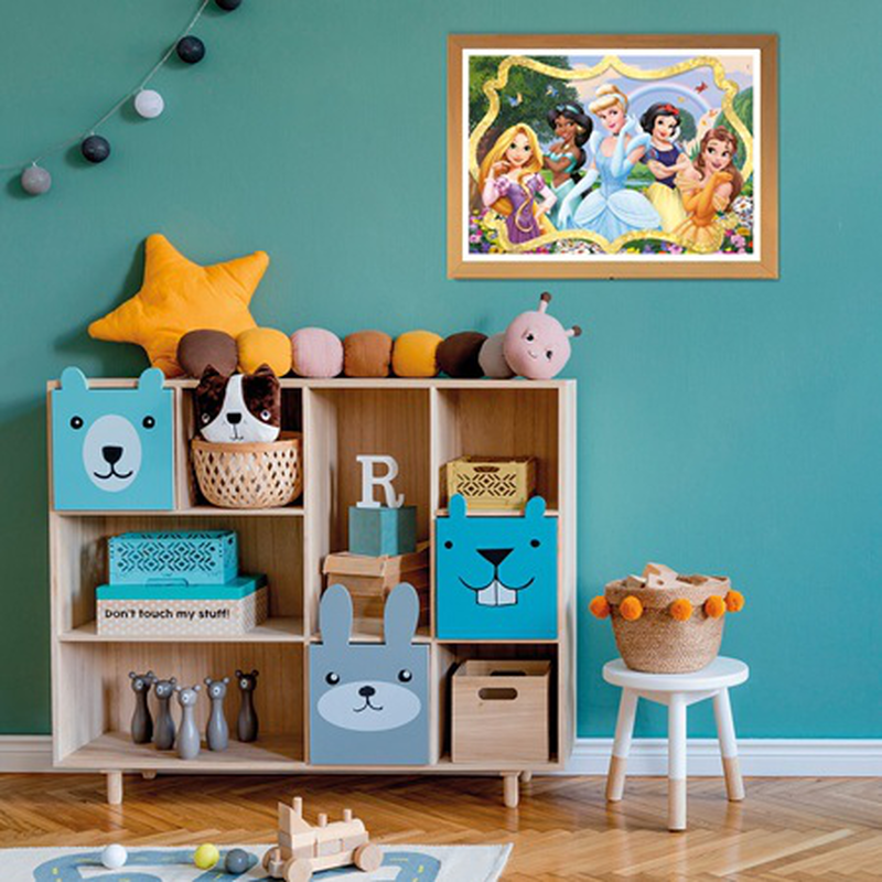 As clementoni kids puzzle super color disney prinncess 104 pcs 6y+ 25058, , medium-null