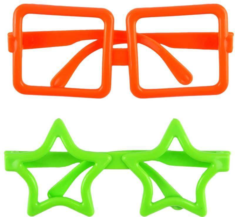 Children's star shaped fun glasses - assortment, , medium image number null