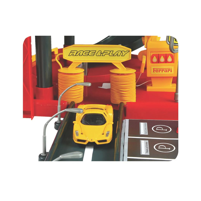 Ferrari r&p parking garage + 2 auto ferrari 1:43, , medium-null