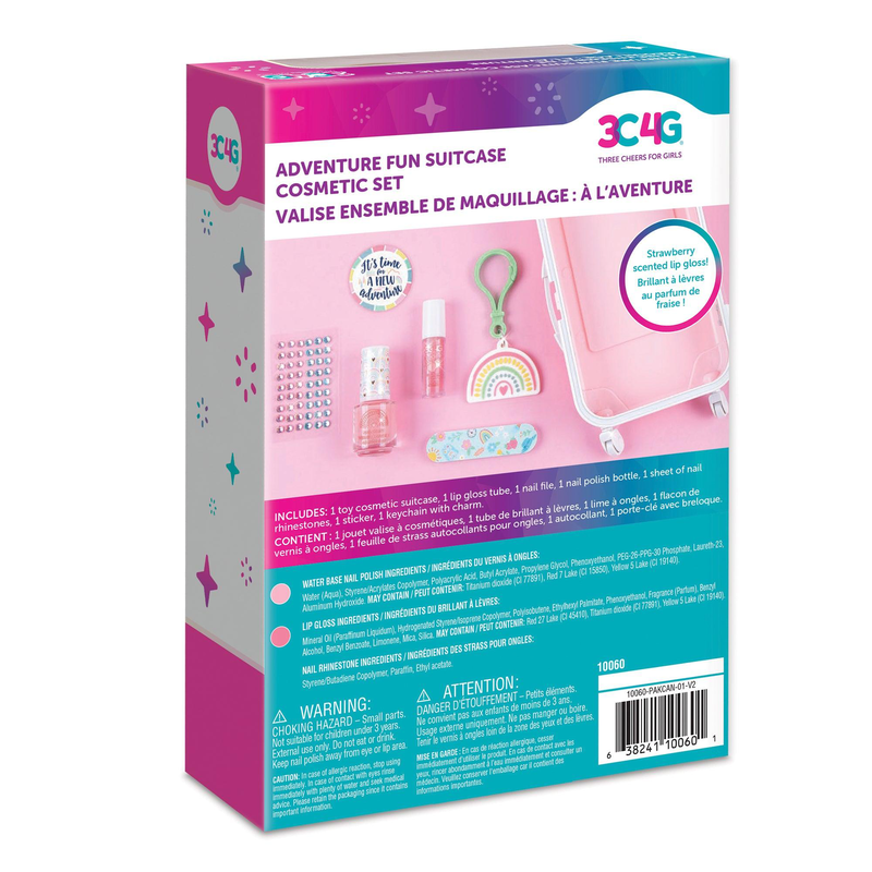 Product image: Make it real 3c4G adventure fun suitcase cosmetic set, , medium-null