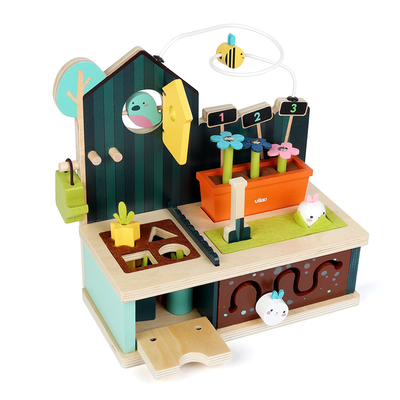 Multi-activity garden wooden educational game, , medium