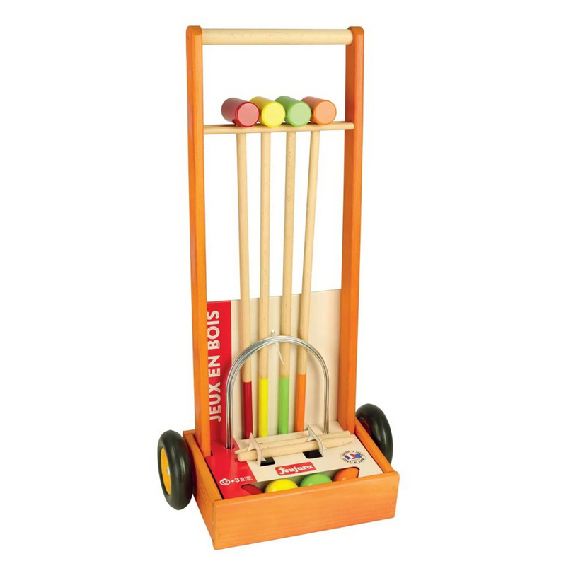 Jeu de croquet en bois - 4 joueurs, , medium image number null