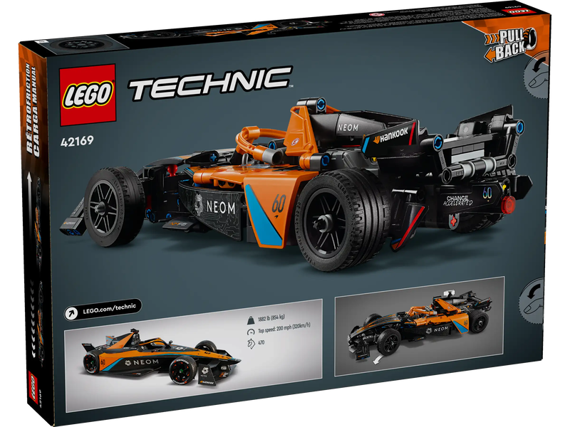 Product image: Lego technic 42169 neom mclaren formula e race car, , medium-null