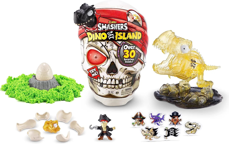 Smashers dino island giant skull assortment by zuru, , medium image number null