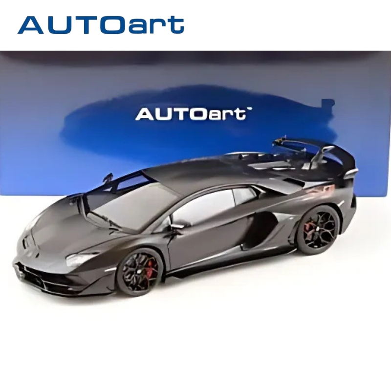 Autoart 1/18 lamborghini aventador svj, nero nemesis, , medium-null