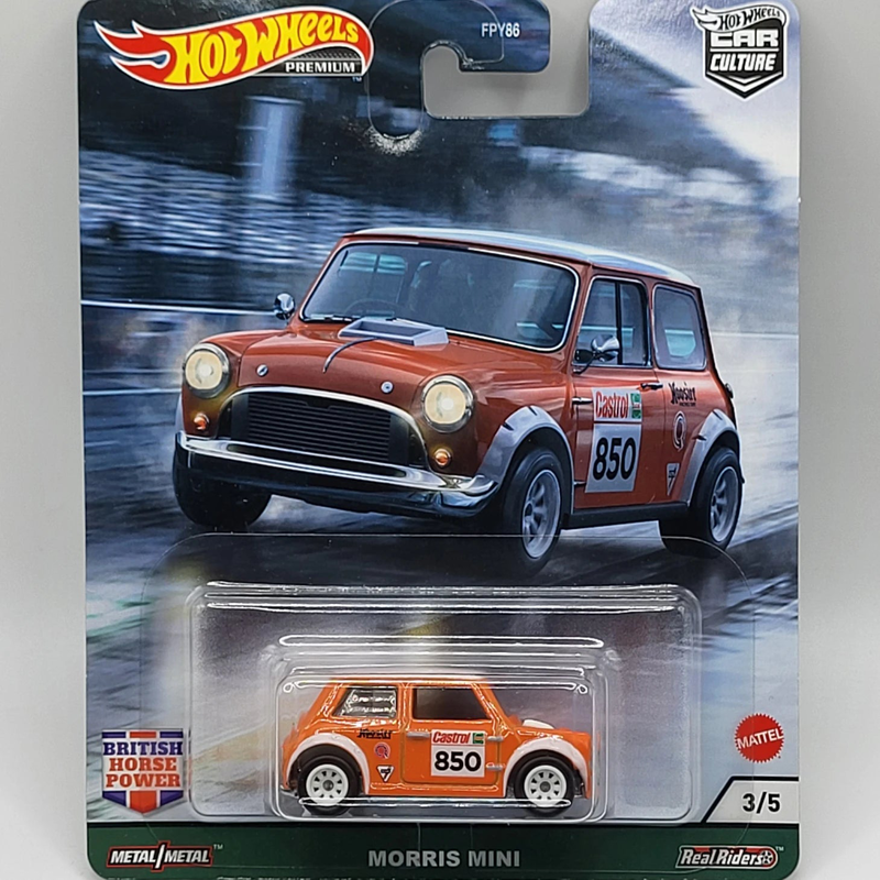 Hotwheels premium | car culture | british horse power | morris mini, , medium image number null