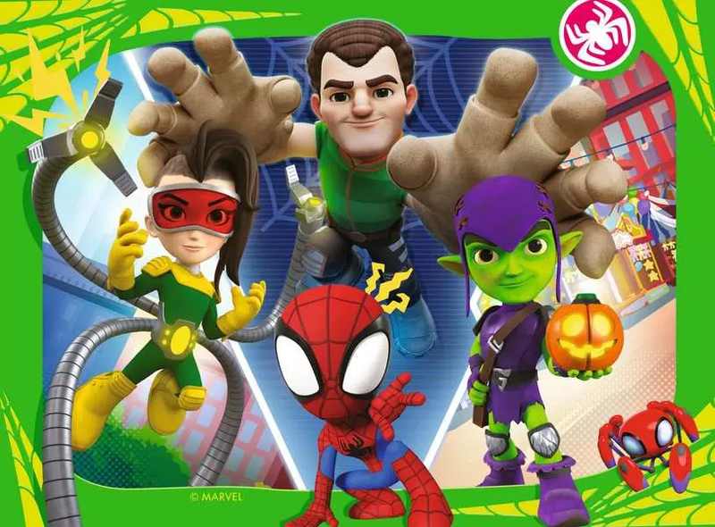 Spidey & his amazing friends 4 in a box puzzles, , medium-null