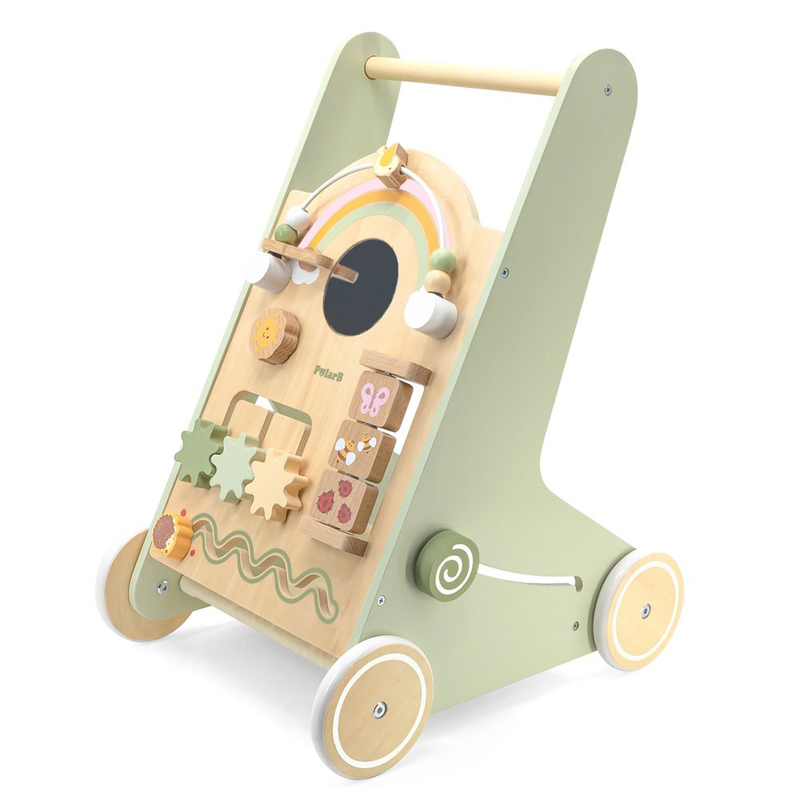 Green activity baby walker, , medium-null