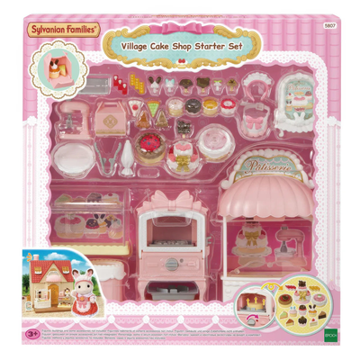 Sylvanian families village cake shop starter set, , medium