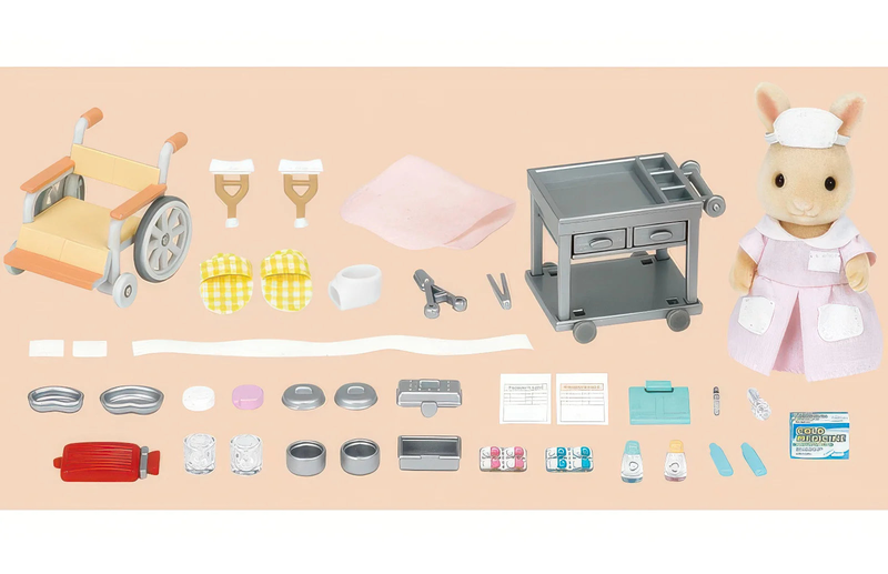 Sylvanian families 5094 country nurse set, , medium-null