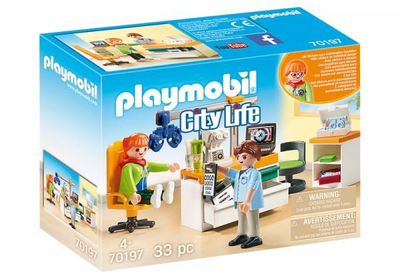 Playmobil 70197 city life at the specialist doctor: ophthalmologist