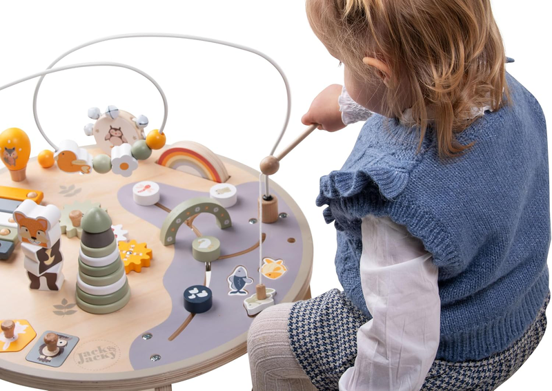 Wooden multi-activity table, , medium-null