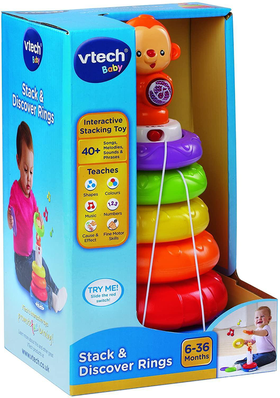 Vtech baby stack & discover rings, , medium image number null
