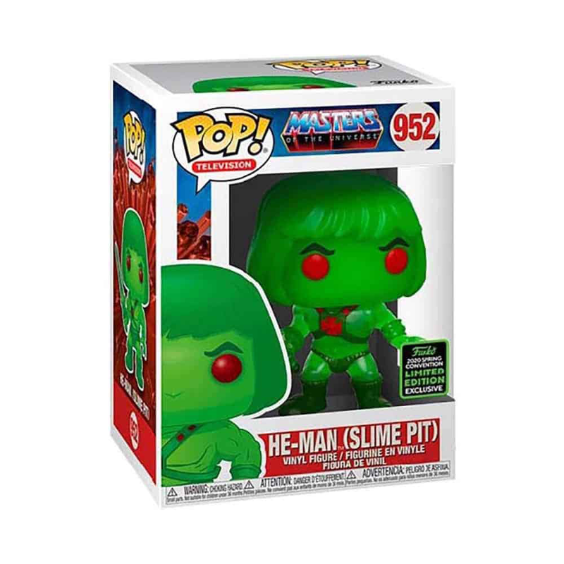 Funko pop! Masters of the universe he man slime pit (shared sticker 2020 eccc exclusive), , medium-null