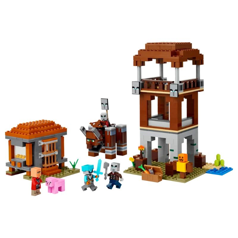 Product image: Lego 21278 minecraft - the pillager outpost and ravager, , medium-null