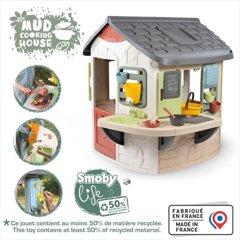Smoby life mud cooking house 7600810505, , medium-null