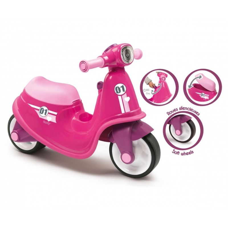 Smoby pink scooter 721002, , medium-null