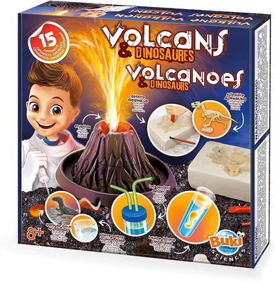 Buki france 2224 - volcanoes and dinosaurs