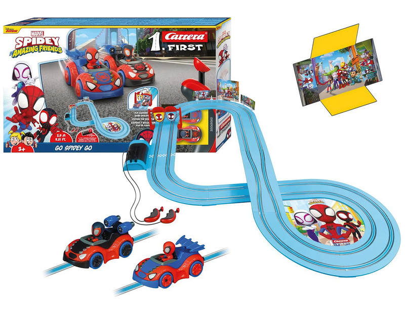 Carrera first spidey web spinners race track 2.4m, , medium image number null