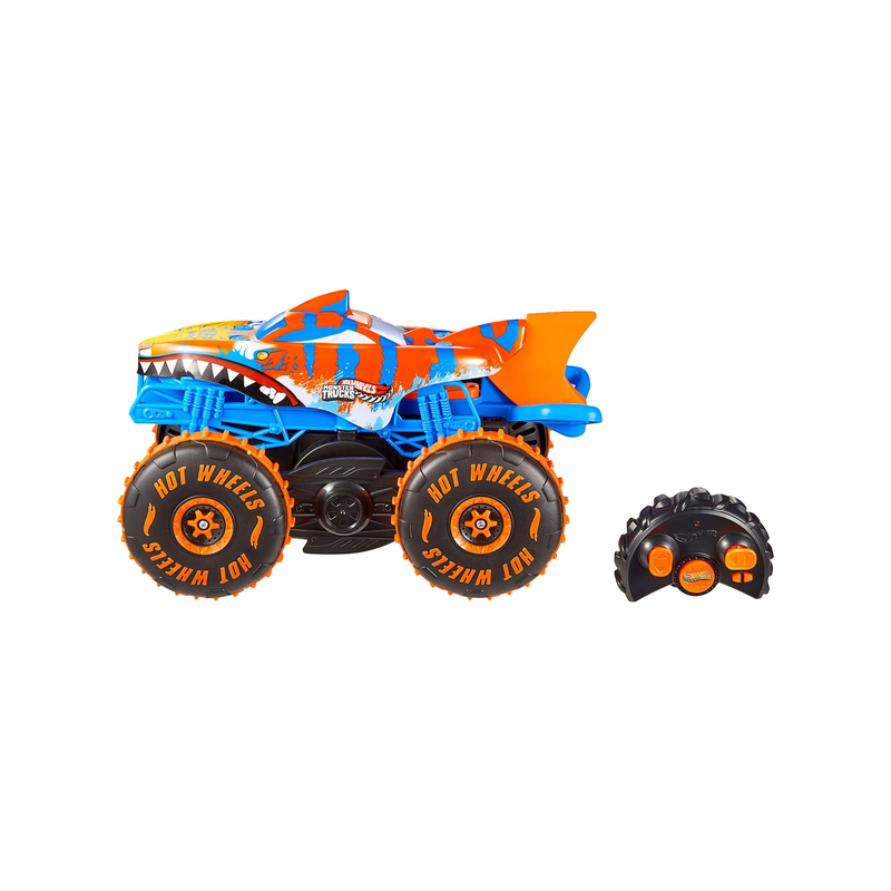Hot wheels monster trucks tiger shark climber rc, , medium-null