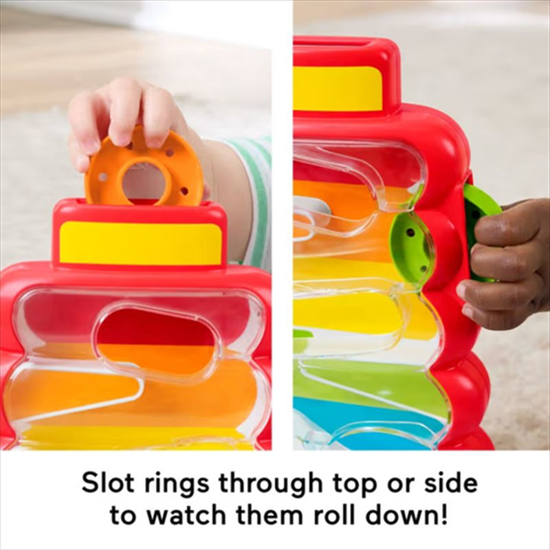 Fisher-price drop through rock-a-stack baby  toddler developmental activity toy jlb81, , medium-null