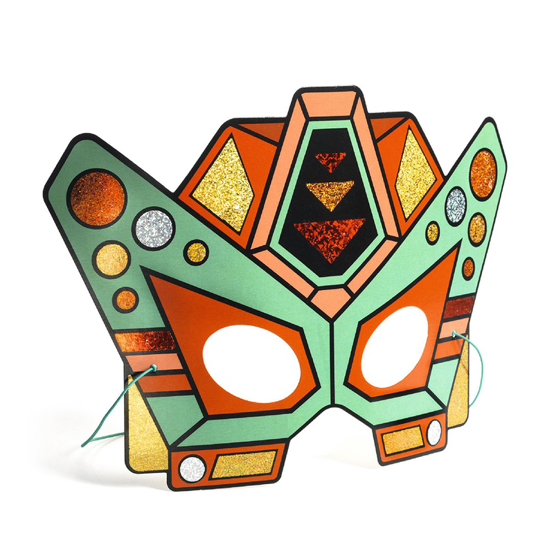 Djeco art and craft mosaics & stickers super robots, , medium-null