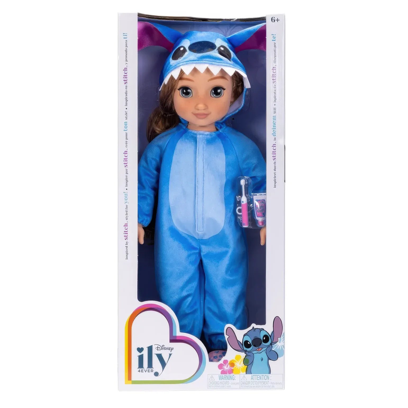 Disney stitch ily 4ever doll 45cm, , medium-null